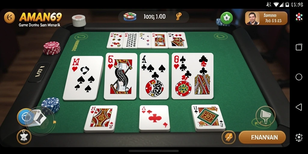 Screenshot gameplay AMAN69 dengan tampilan yang menarik.