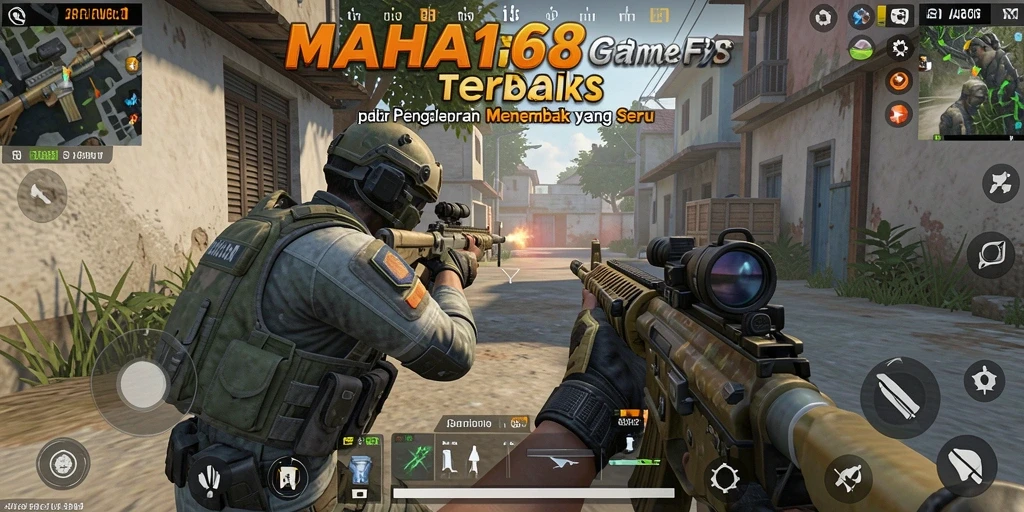 Tangkapan layar gameplay MAHA168 yang menunjukkan aksi menembak intens.