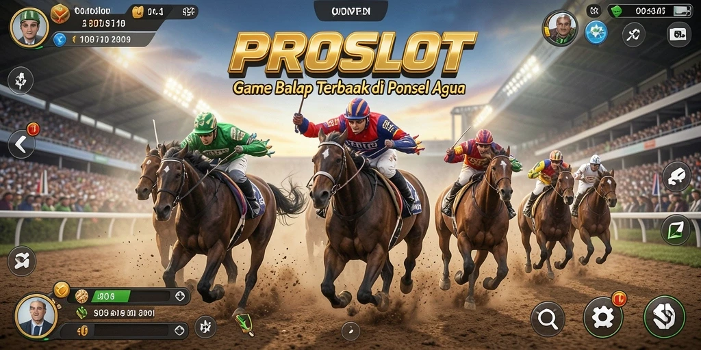 Gambaran aksi balap seru dalam PROSLOT.