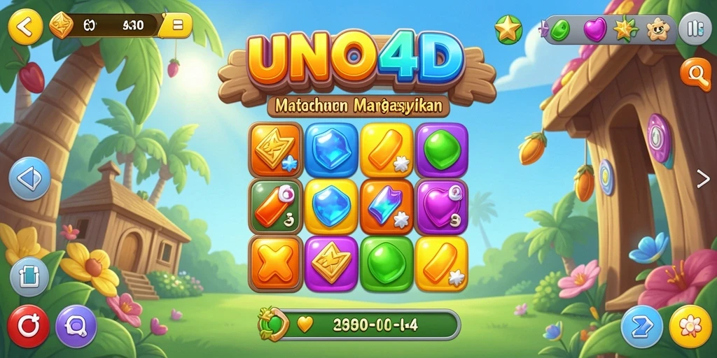 Gameplay seru dan menantang dalam UNO4D.